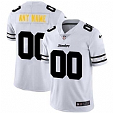 Customized Men's Nike Steelers White Team Logo Vapor Limited Jersey,baseball caps,new era cap wholesale,wholesale hats